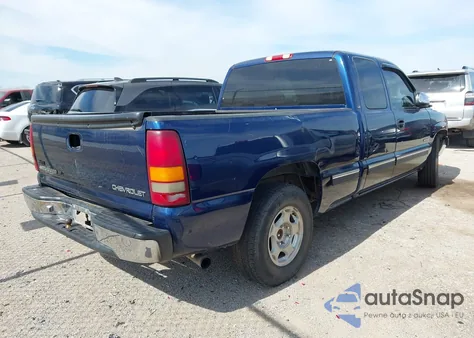 2002 Chevrolet Silverado 1500 Ls из США, поврежденный, VIN 2GCEC19V821164458